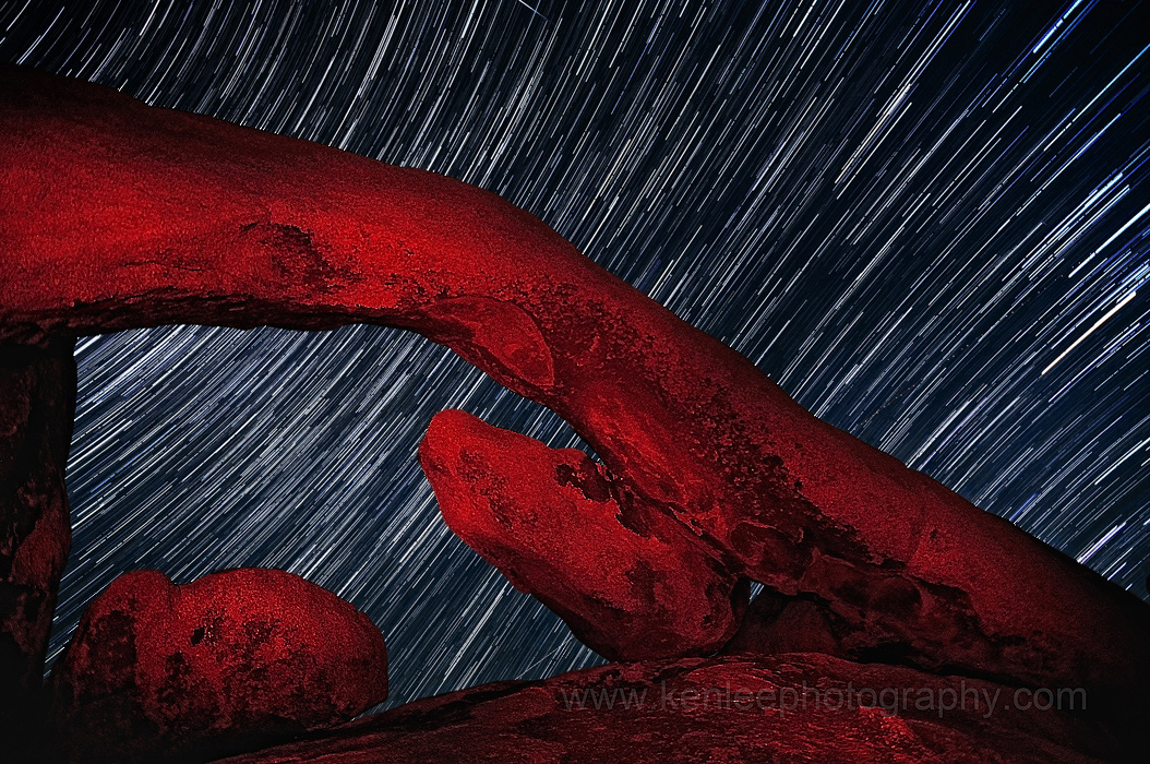 Arch Rock Star Trails